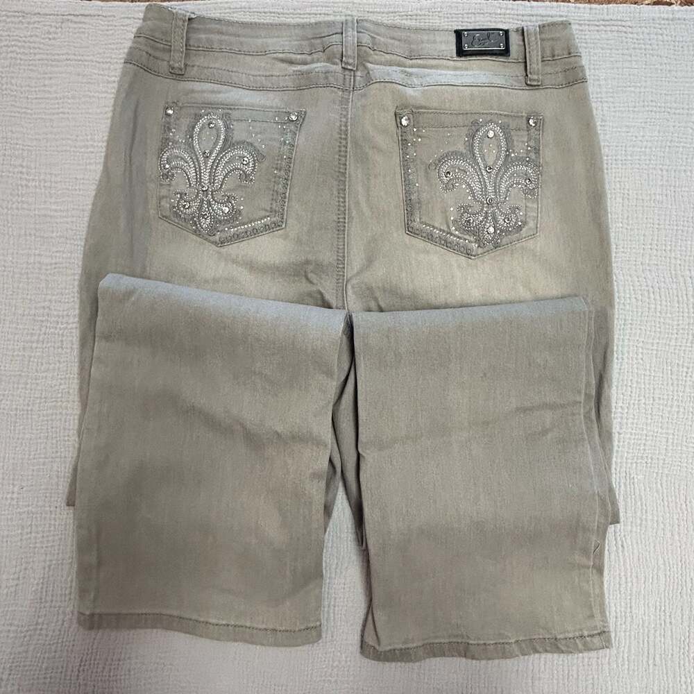 Miss Me Women's Embellished Fleur-de-Lis Pocket Jeans - Picture 5 of 10